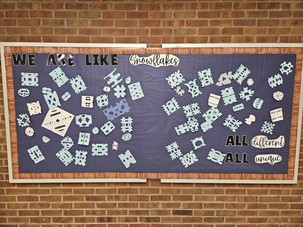 Snowflake bulletin board
