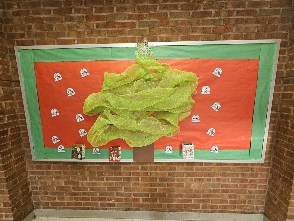 Festive bulletin board