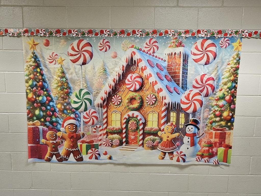 Festive bulletin board