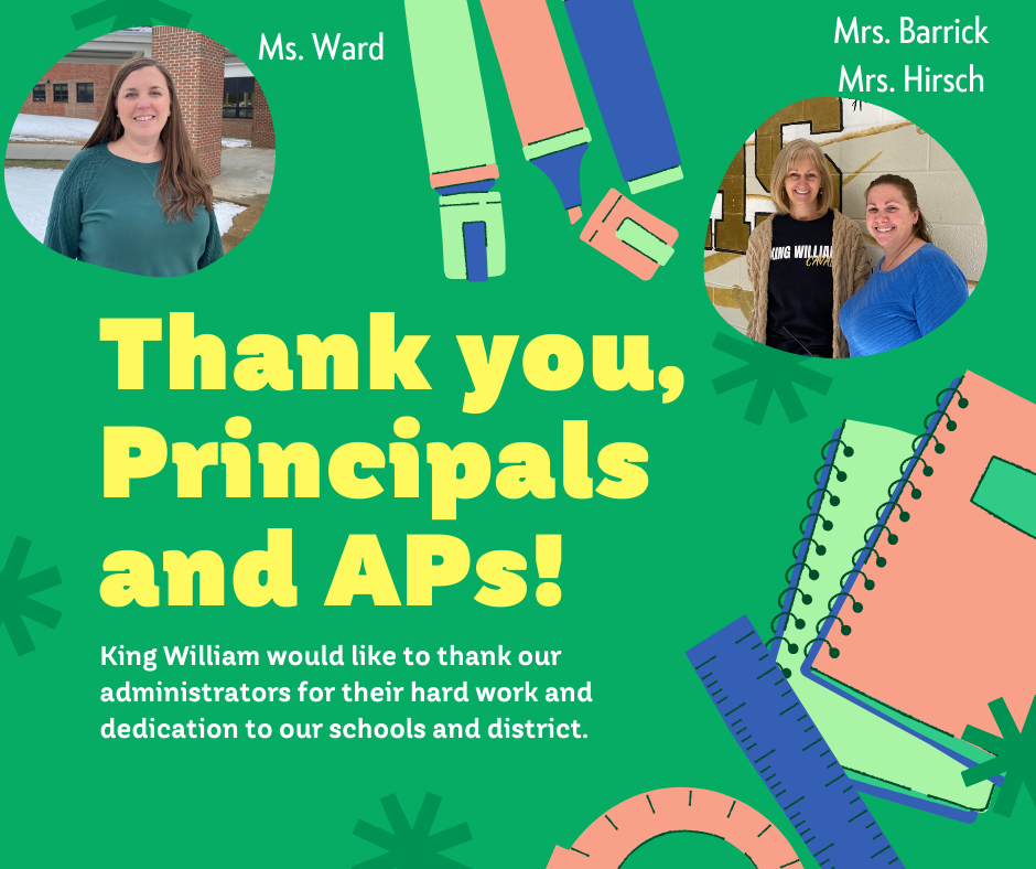 Thank you principals and assistant principals 