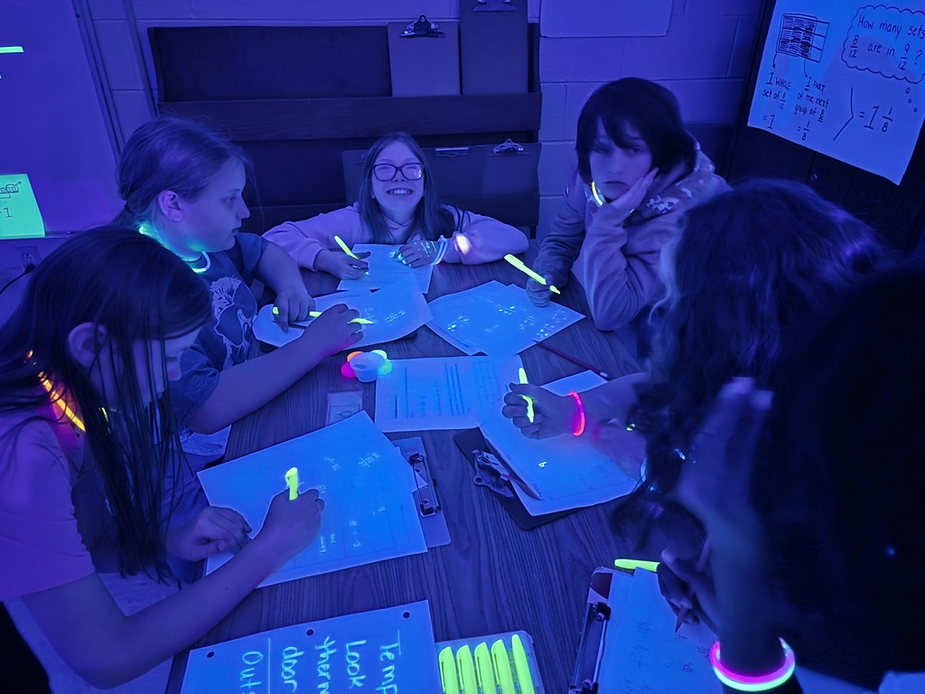 Math 5/6 Glow Party