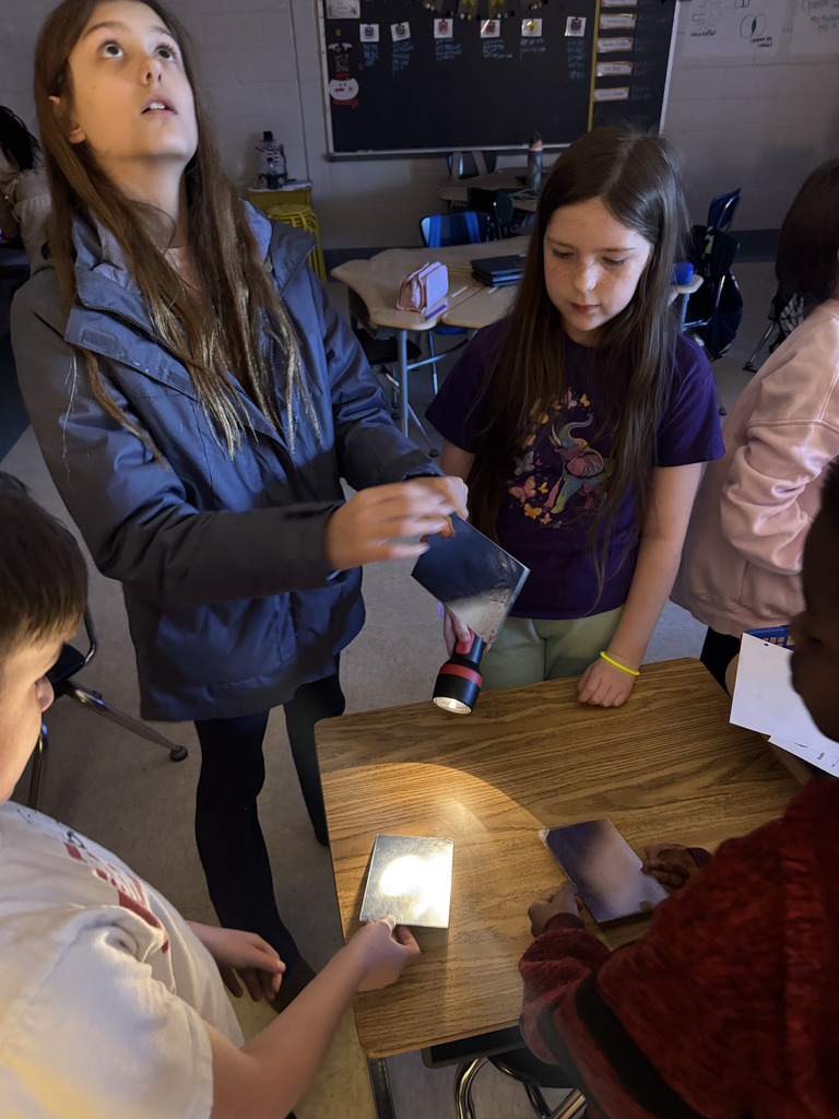 Mrs. Madison's class is learning about light!