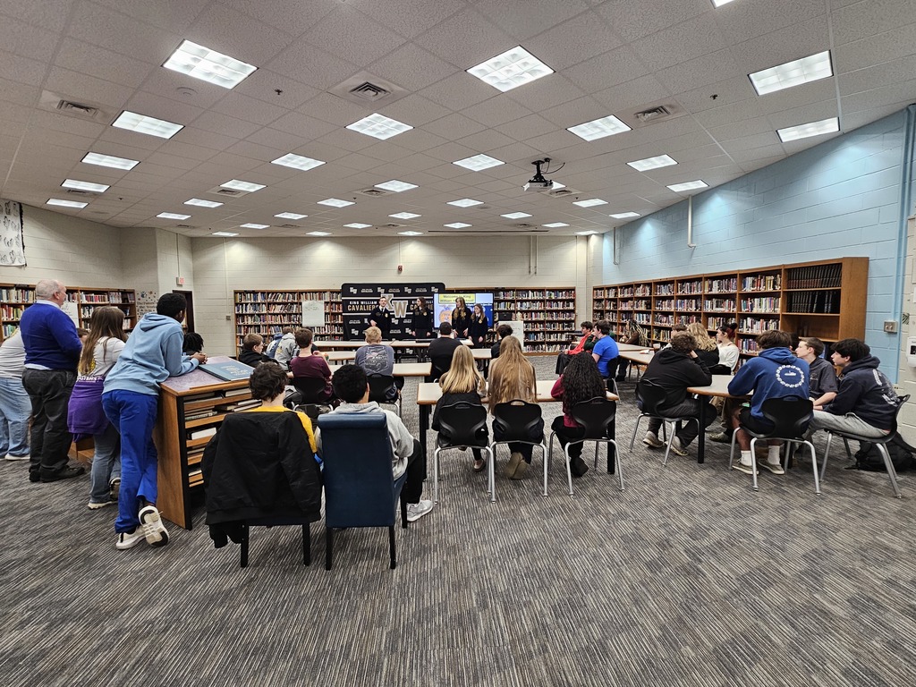 KWHS students listening to FFA Virginia Officers