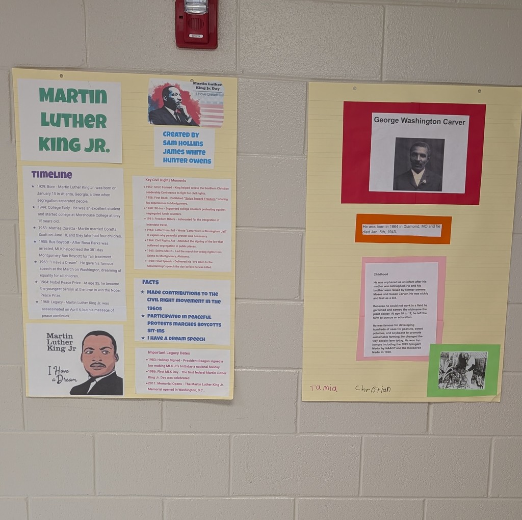 Black History Month student presentations