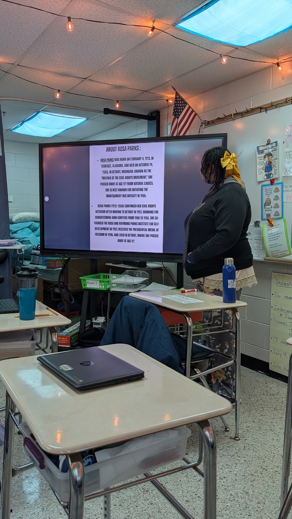 Black History Month student presentations