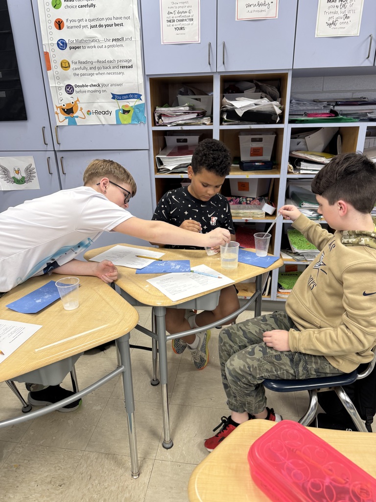 Students collaborating on a project