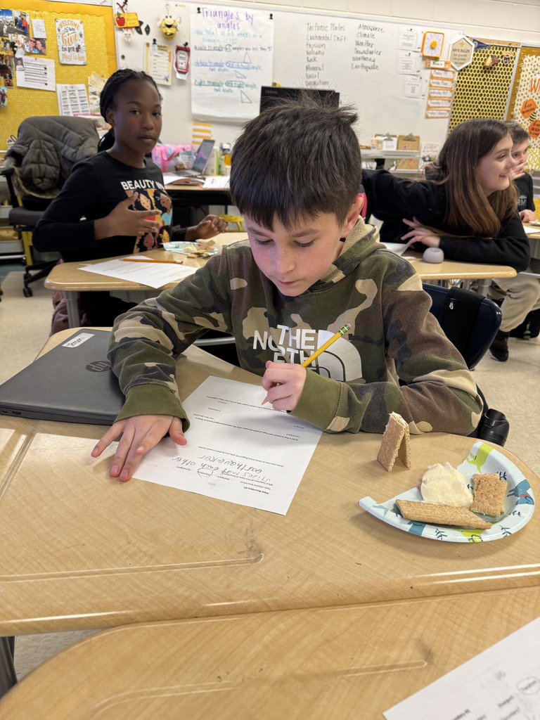 Mrs. Madison's class explored plate tectonics & plate boundaries with graham crackers & icing!
