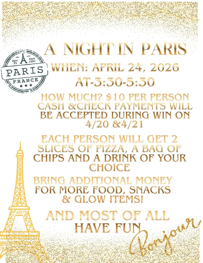 SCA Presents A Night In Paris Dance