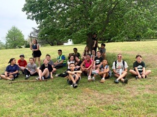 Students exploring Maymont Park