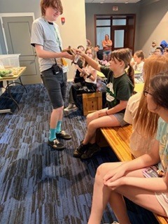 Students exploring Maymont Park