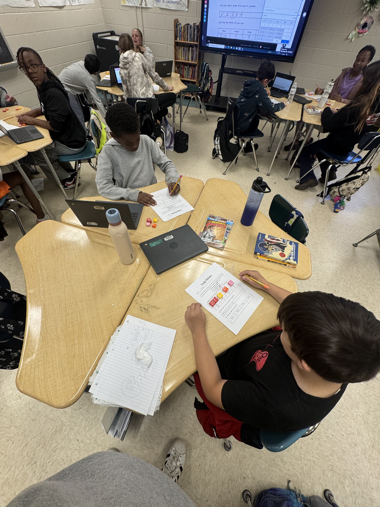 Students collaborating on a project