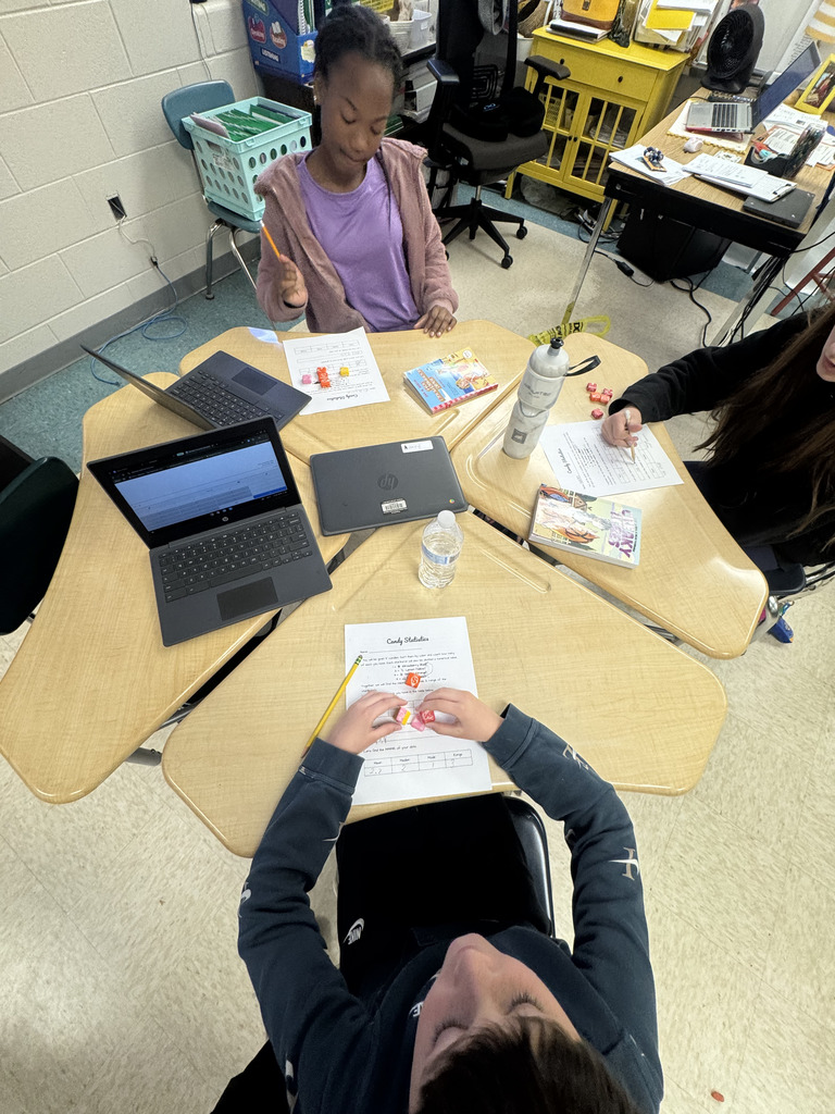 Students collaborating on a project