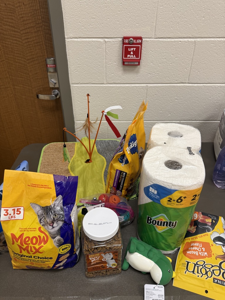 Pet food drive items