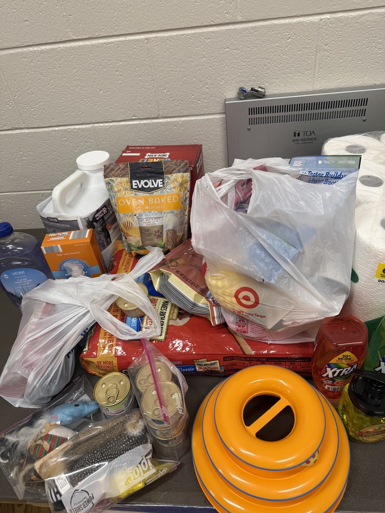 Pet food drive items