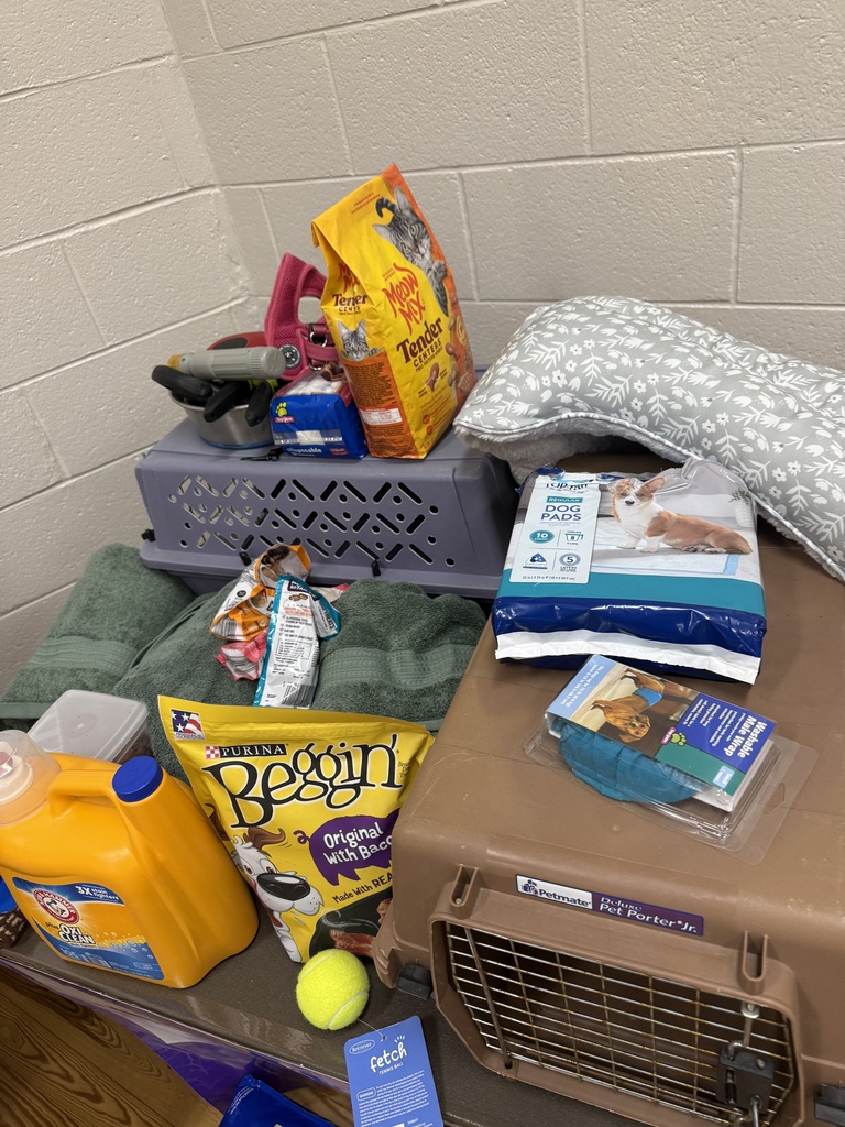 Pet food drive items