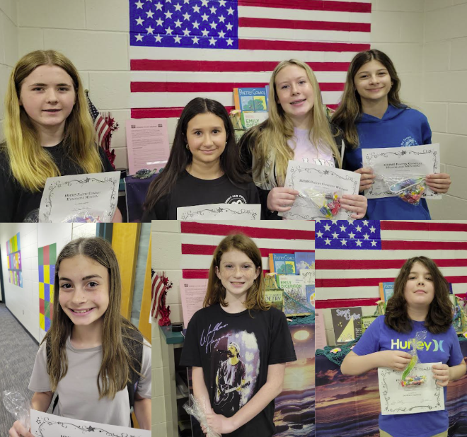 HHMS Poetry Contest Winners and Honorable Mentions