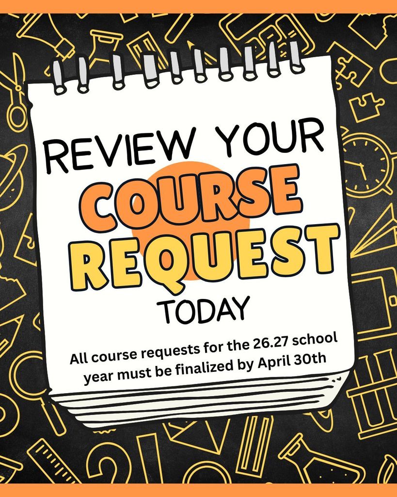 Review Course Requests flyer