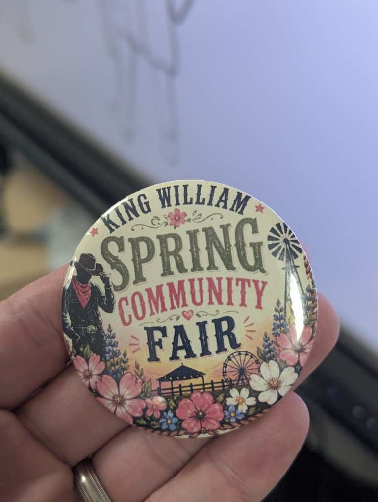 Community event swag created in the Makerspace