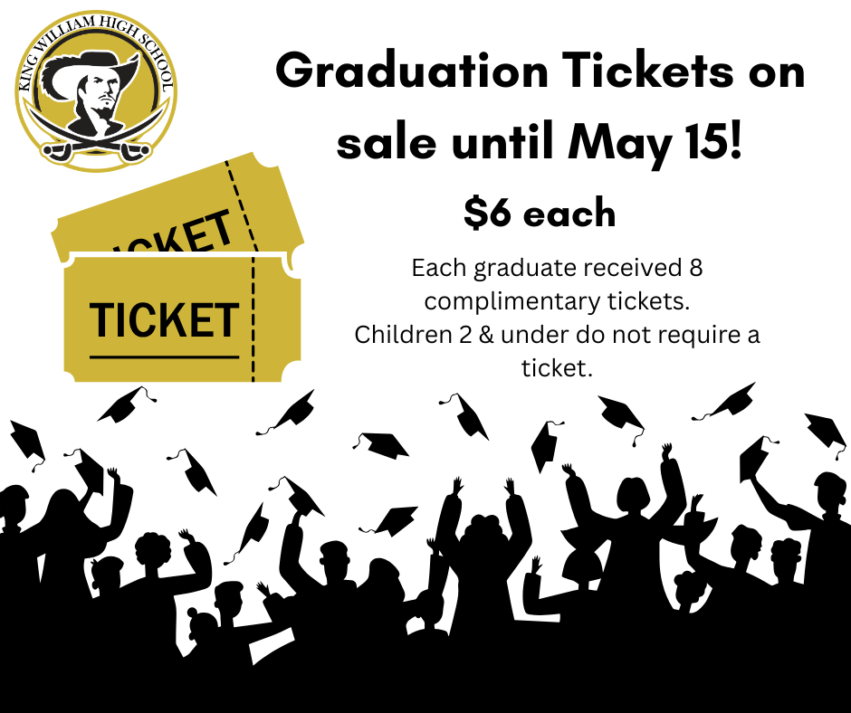 Graduation tickets on sale