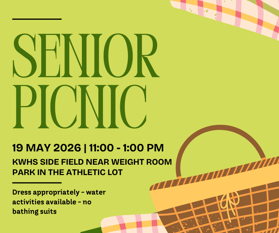 Senior Picnic after Grad walk on May 19