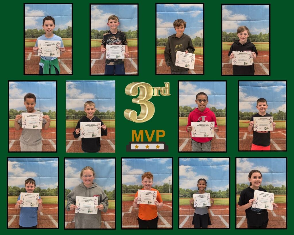 3rd Grade Student MVPs