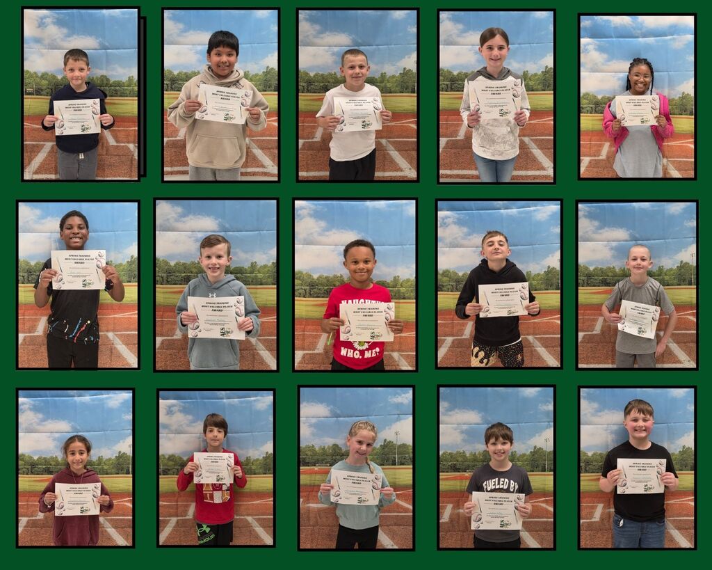 3rd Grade Student MVPs Pg 2