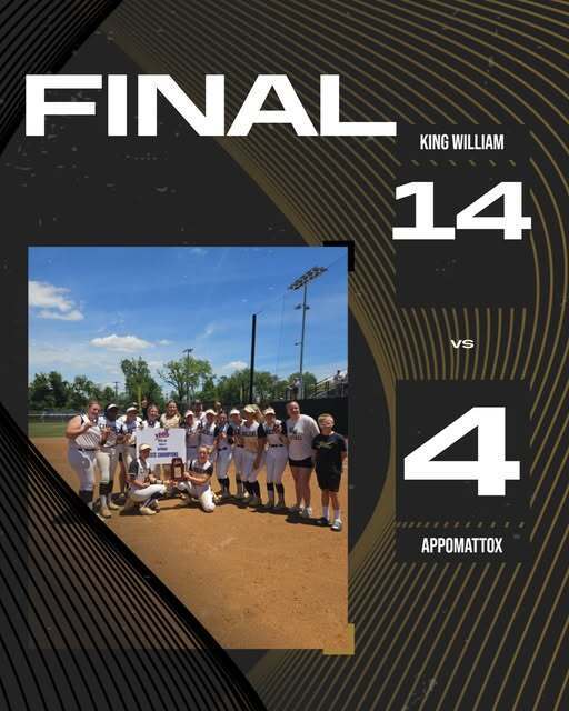 Girls Softball state champions score