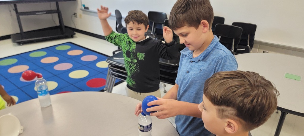 Students collaborating on a project