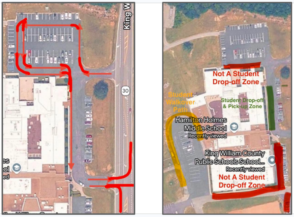 Drop off and Pick up locations 