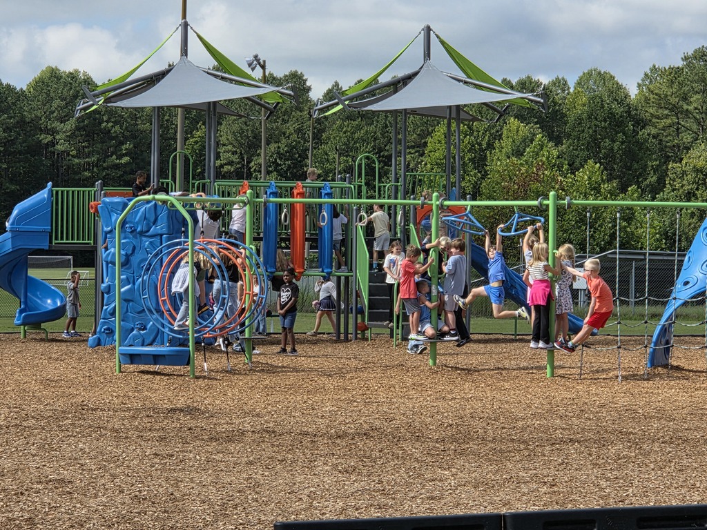 Students on the playground