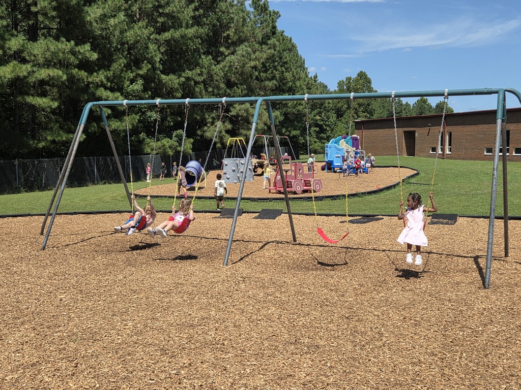 Students on the playground