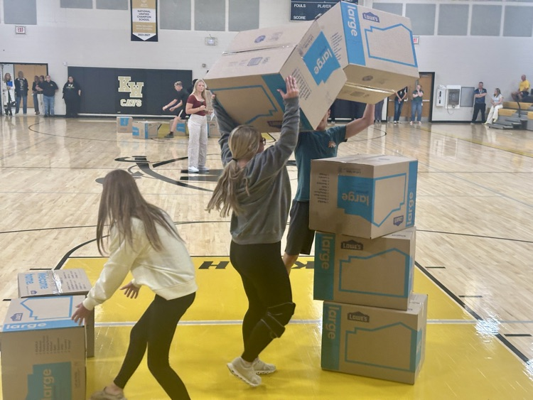 Students brought the energy for Friday’s pep rally.