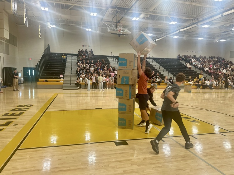 Students brought the energy for Friday’s pep rally.