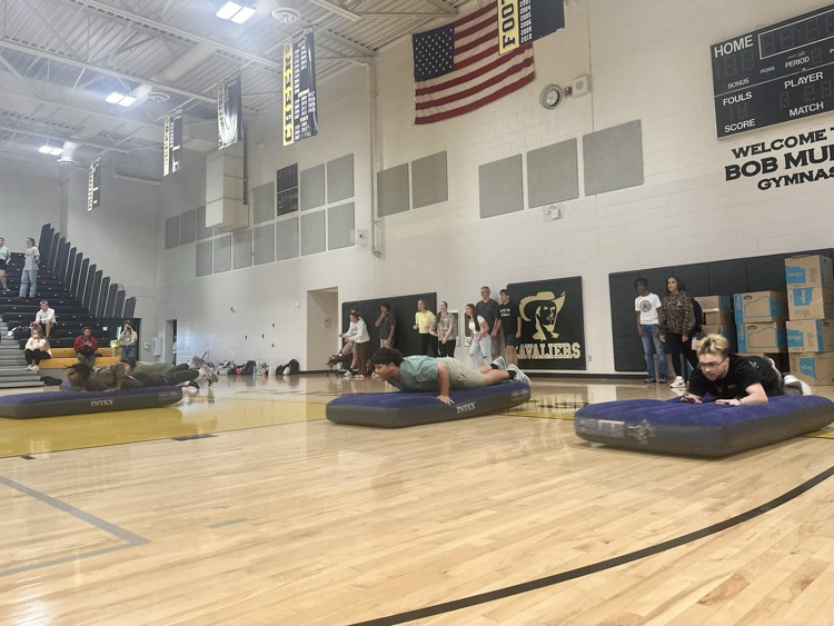 Students brought the energy for Friday’s pep rally.