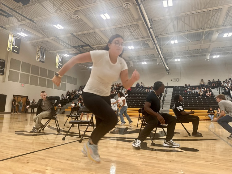 Students brought the energy for Friday’s pep rally.