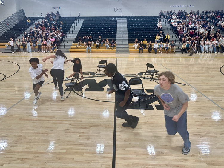 Students brought the energy for Friday’s pep rally.