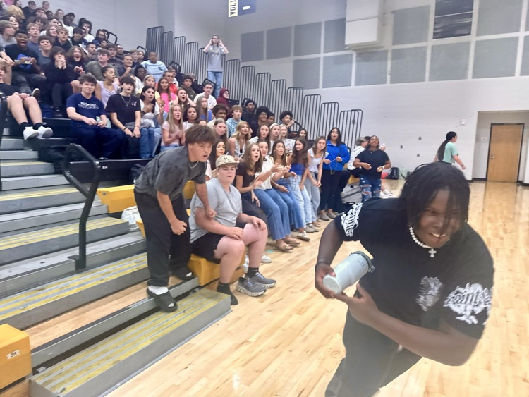 Students brought the energy for Friday’s pep rally.