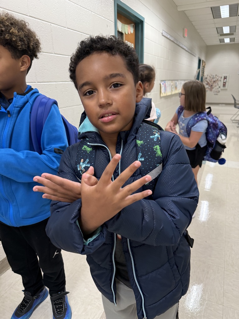 Students dressed in their house colors
