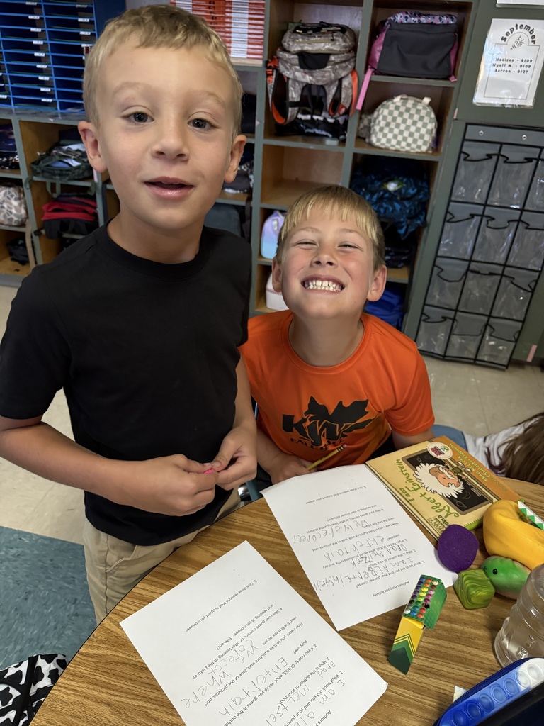 Students collaborating on classwork
