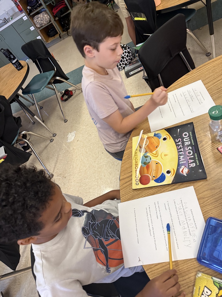 Students collaborating on classwork