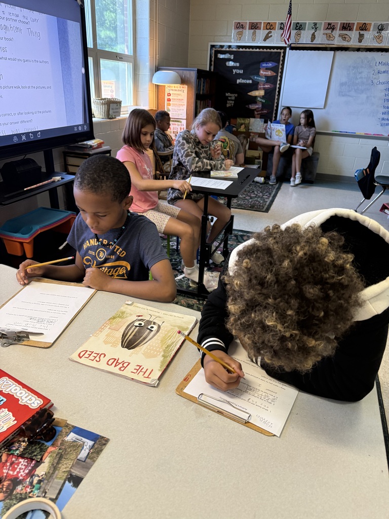 Students collaborating on classwork
