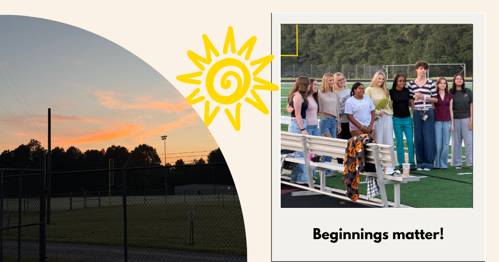 Sunrise and students gathered for a picture