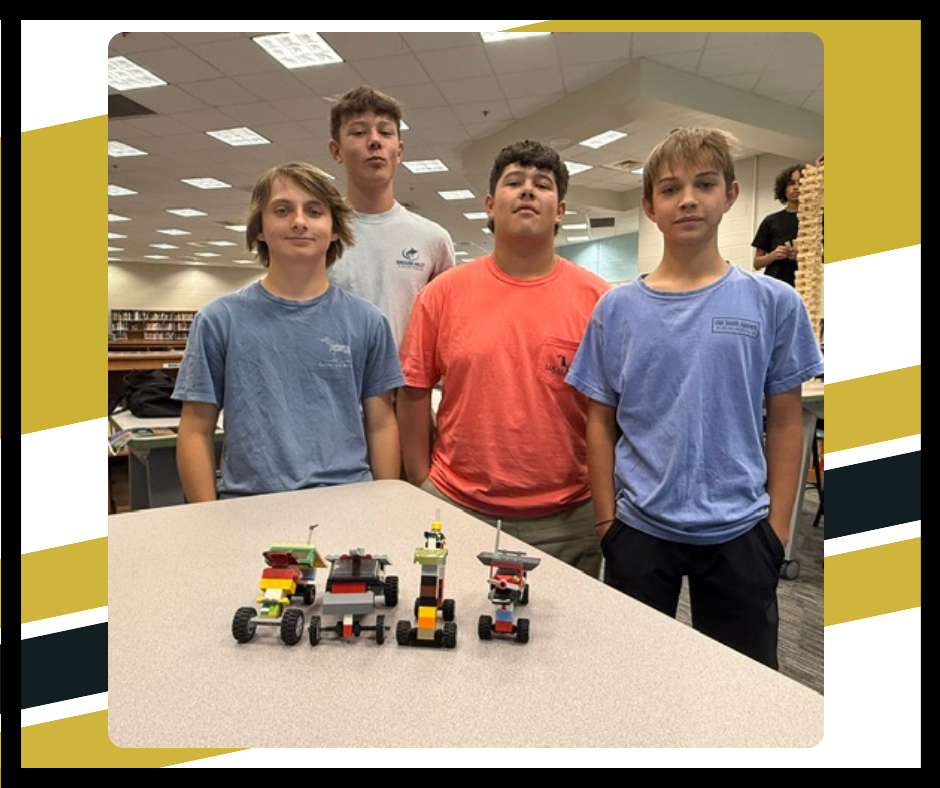 Student designed vehicles with Legos