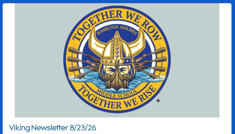 Visual image of the Viking Newsletter heading