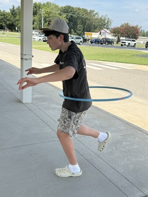 Hula hoop experiment 