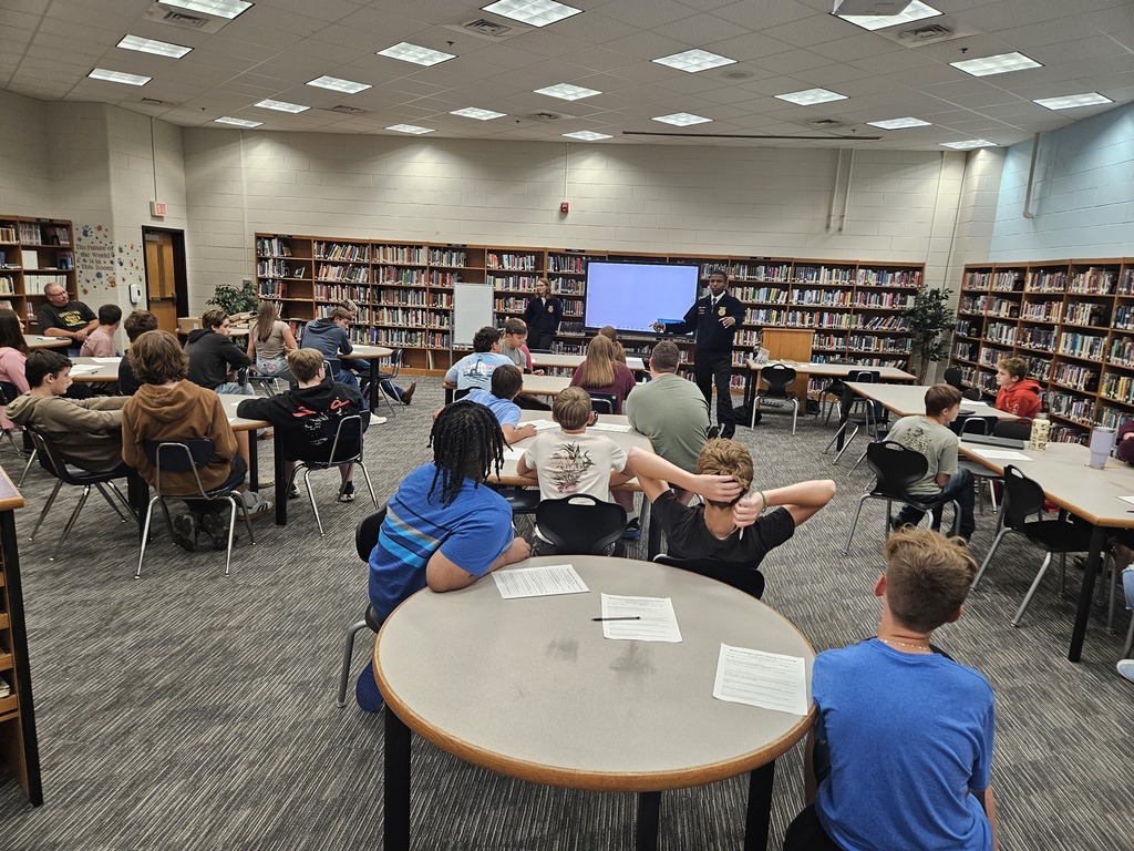 FFA chapter officers  hosted workshops for all agriculture classes this week. 