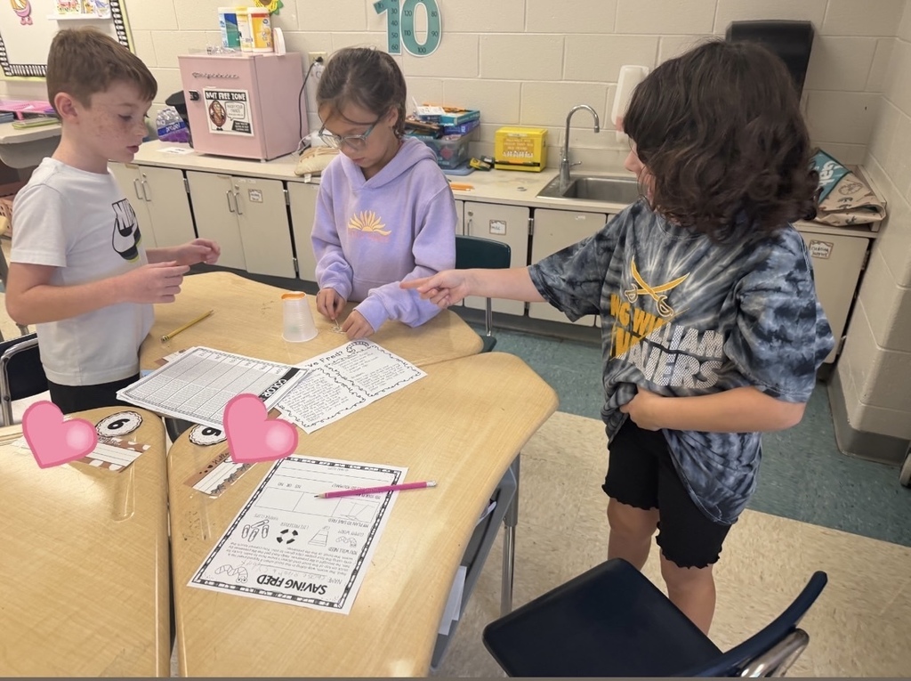 Students "save" their gummy worm using 4 paperclips and a lifesaver.