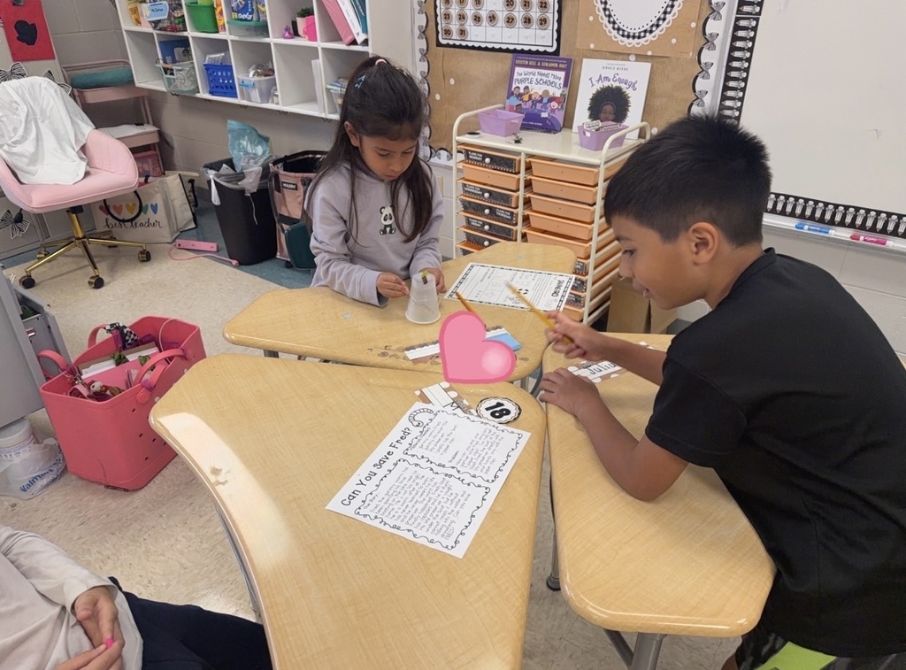 Students "save" their gummy worm using 4 paperclips and a lifesaver.