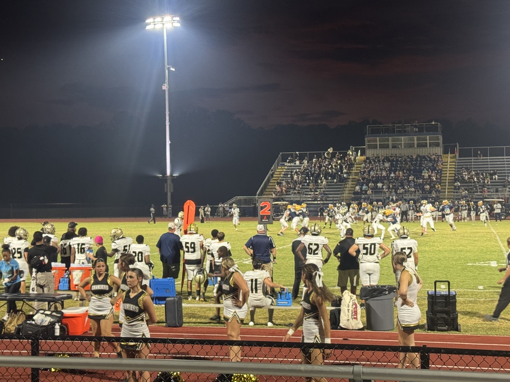 Sideline view of the game in play