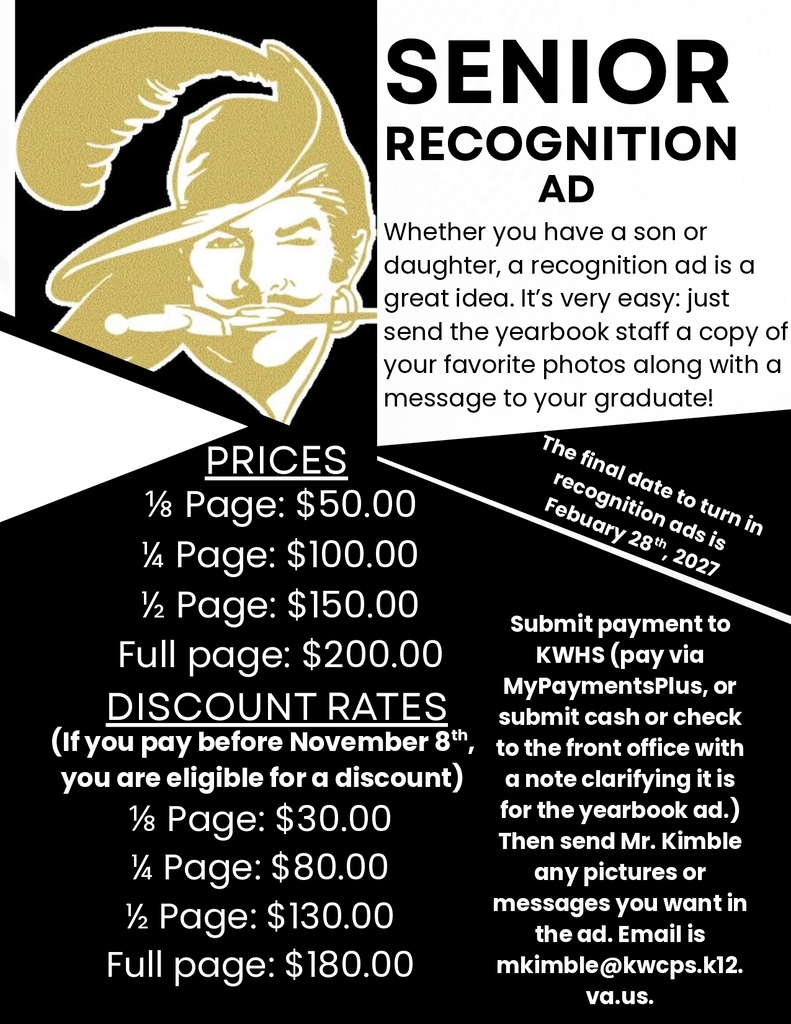 Senior Recognition Ad Opportunity!